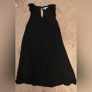 She + Sky dress with crisscross front and lace strap detail